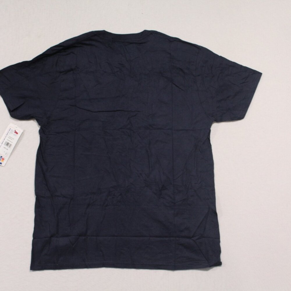 Majestic Authentic New York Yankees Blue Men Tee Shirt Size Large - Picture 2 of 10